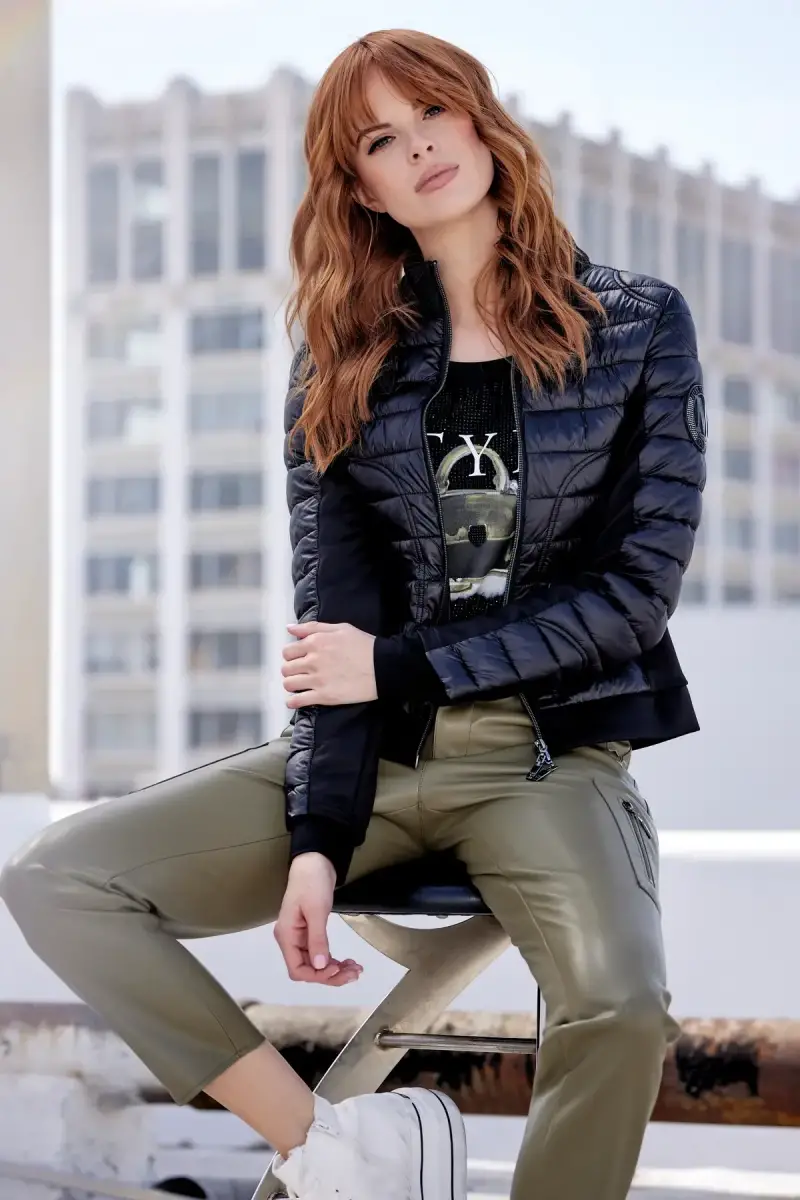 Monari Shirt mit Taschen Print Sonderangebote