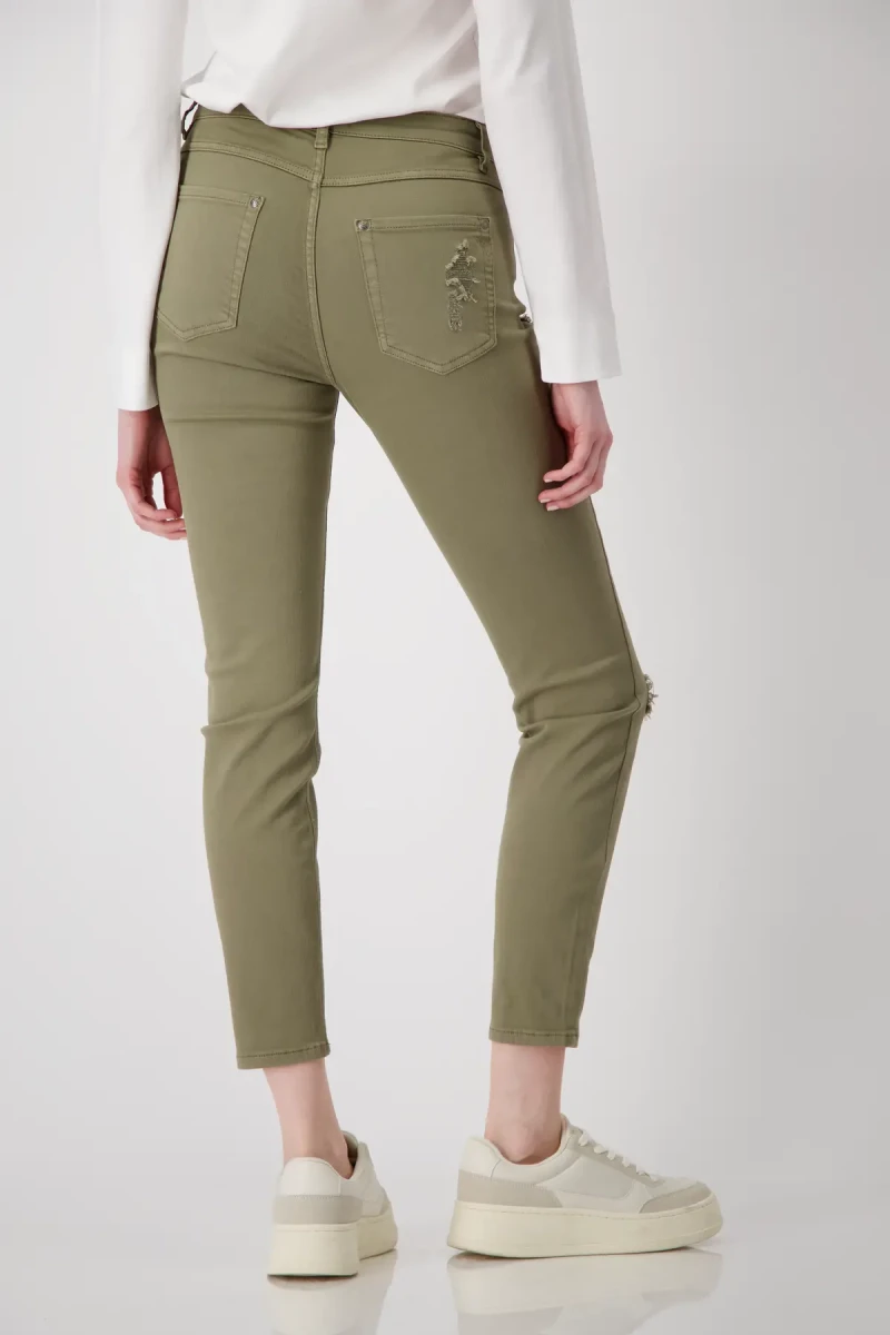 Monari Destroyed Jeans mit Schmuck Riesige Ersparnisse
