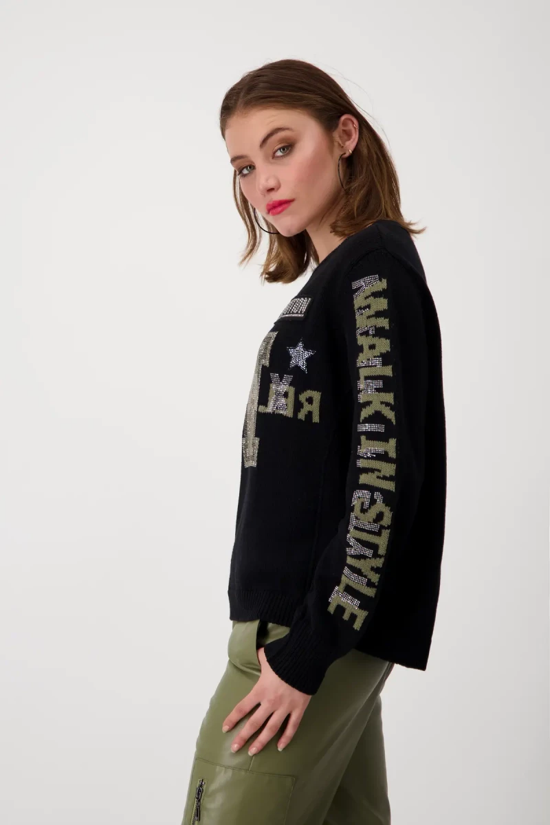 Monari Pullover mit Strass Letzte 3 Tage