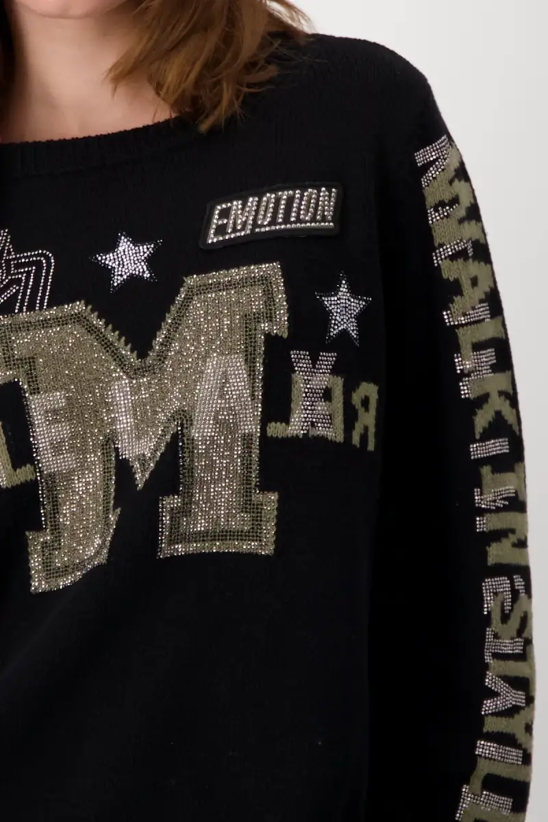Monari Pullover mit Strass Letzte 3 Tage