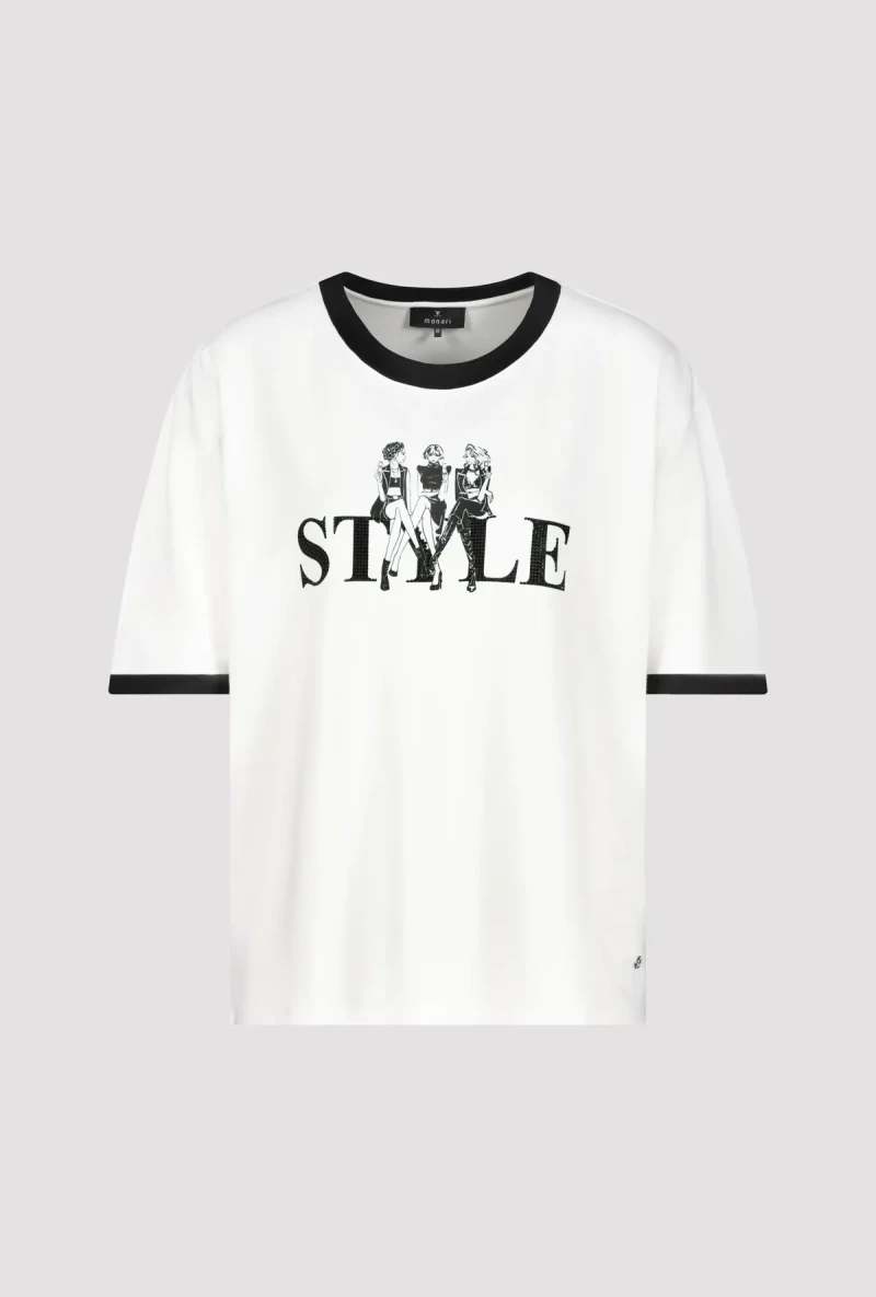 Monari T Shirt mit Frauen Print Letzte 2 Tage