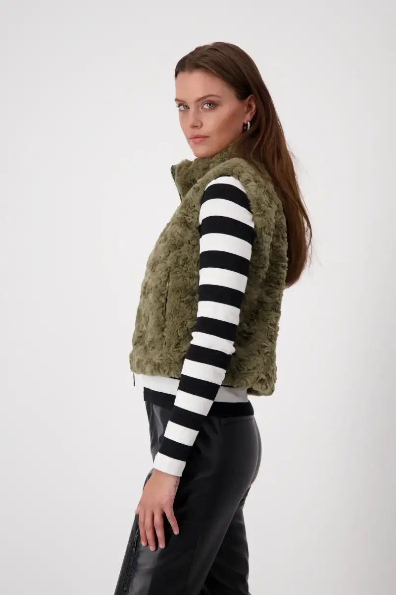 Monari Cropped-Weste mit Taschen Vierteljährliche Förderung