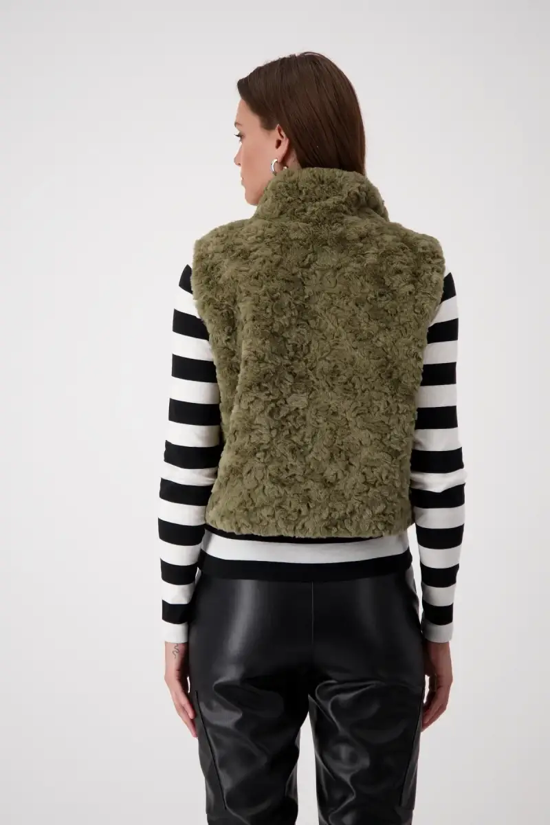 Monari Cropped-Weste mit Taschen Vierteljährliche Förderung
