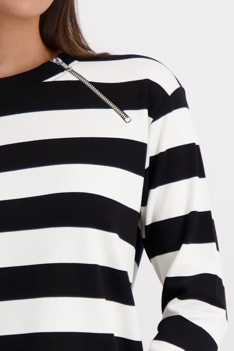 Monari Gestreiftes Sweatshirt Bis zu 55% Rabatt