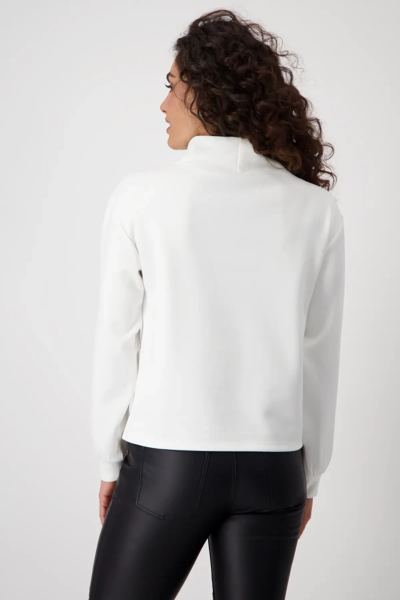 Monari Sweatshirt mit Patches und Strass Discount Store für neue Produkte