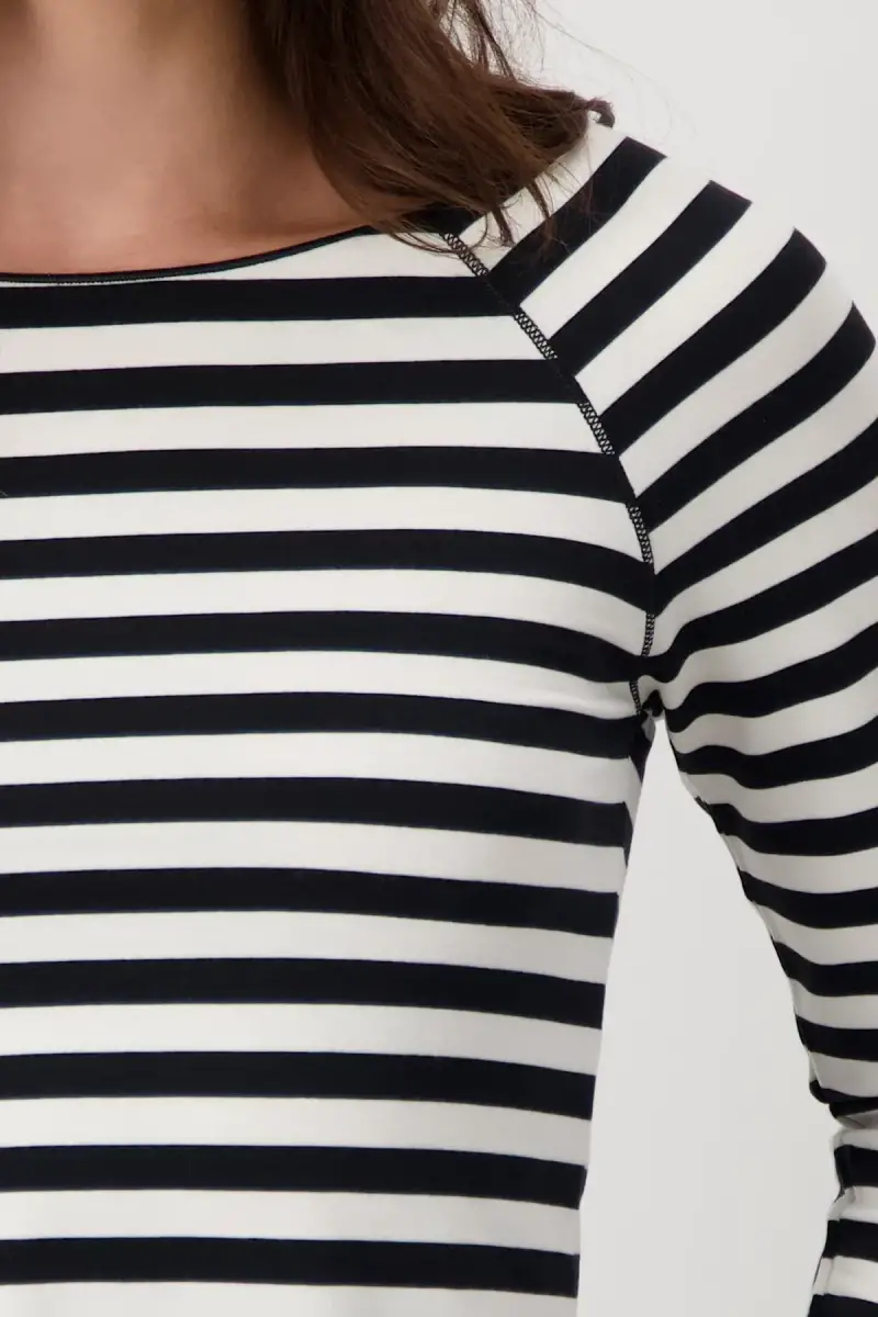 Monari Gestreiftes Shirt Super Rabatt