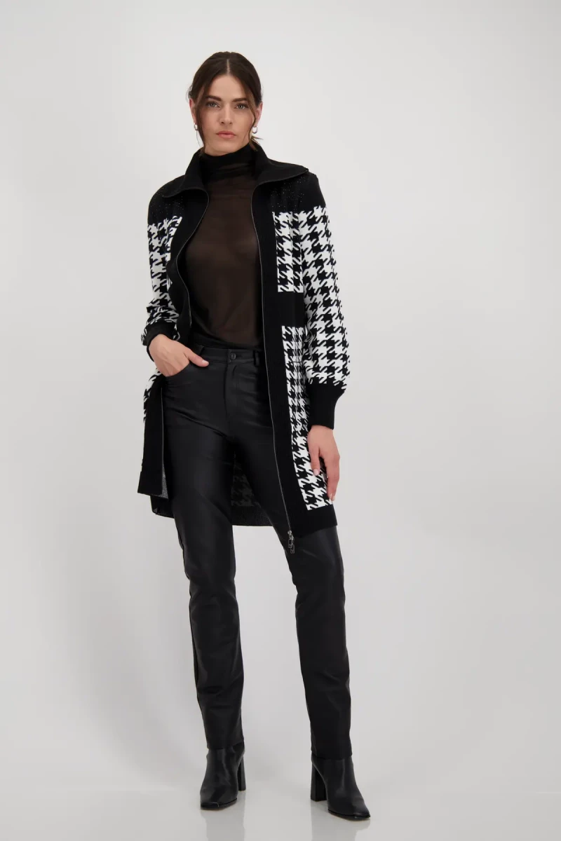 Monari Strickmantel mit Troyerkragen Clearance-Verkauf