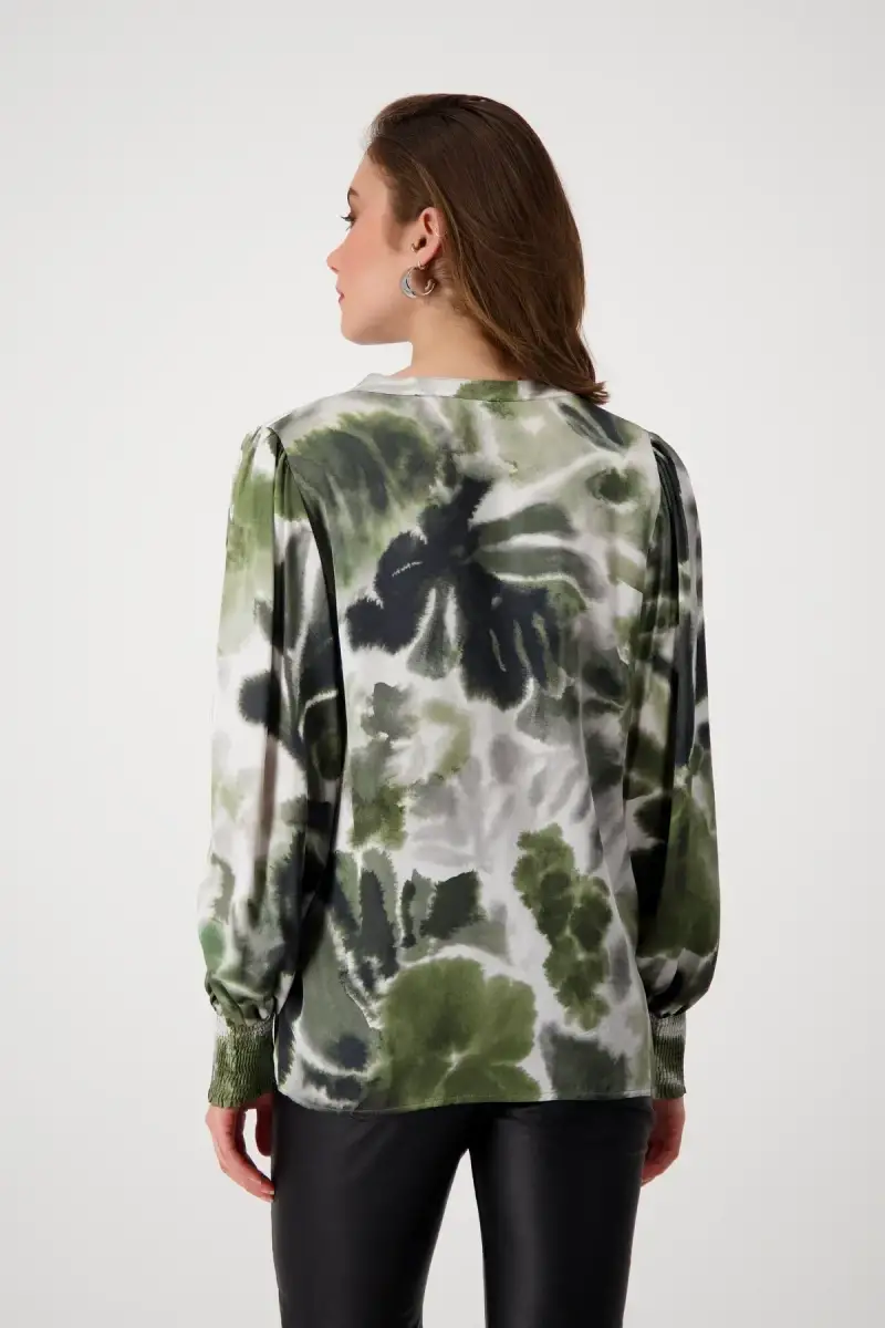 Monari Bluse mit Blumenmuster Black Friday Preise