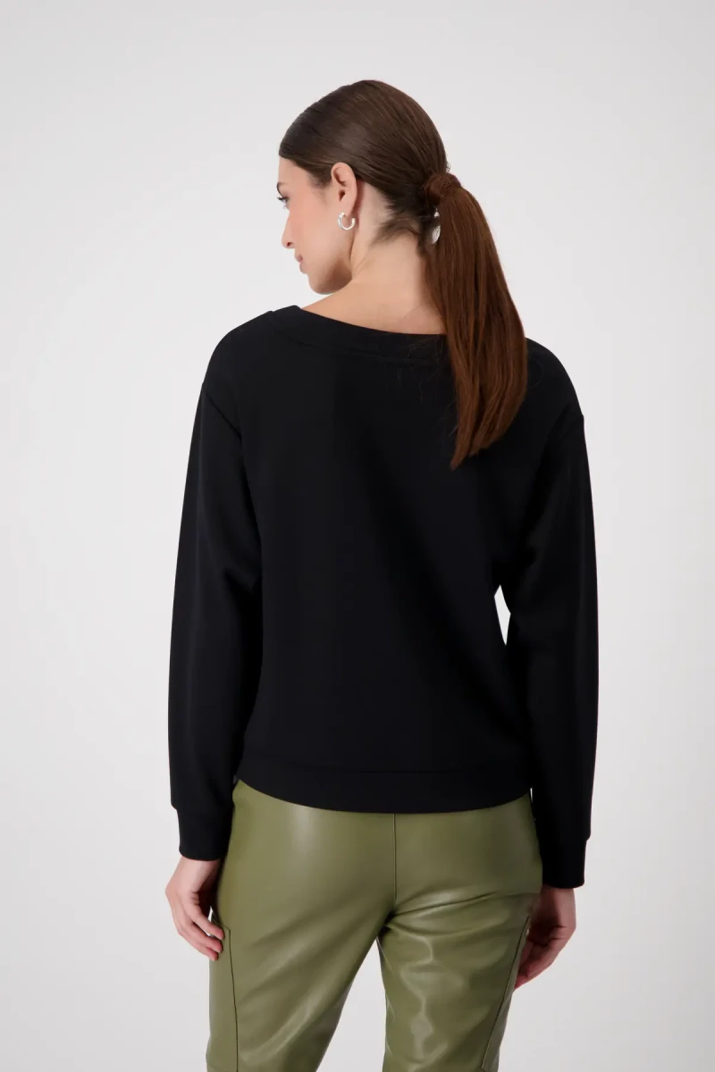 Monari Sweatshirt mit Schrift zollfrei