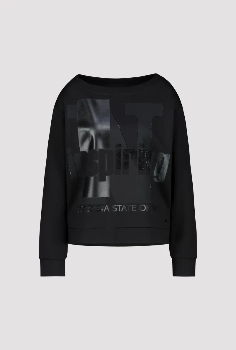 Monari Sweatshirt mit Schrift zollfrei