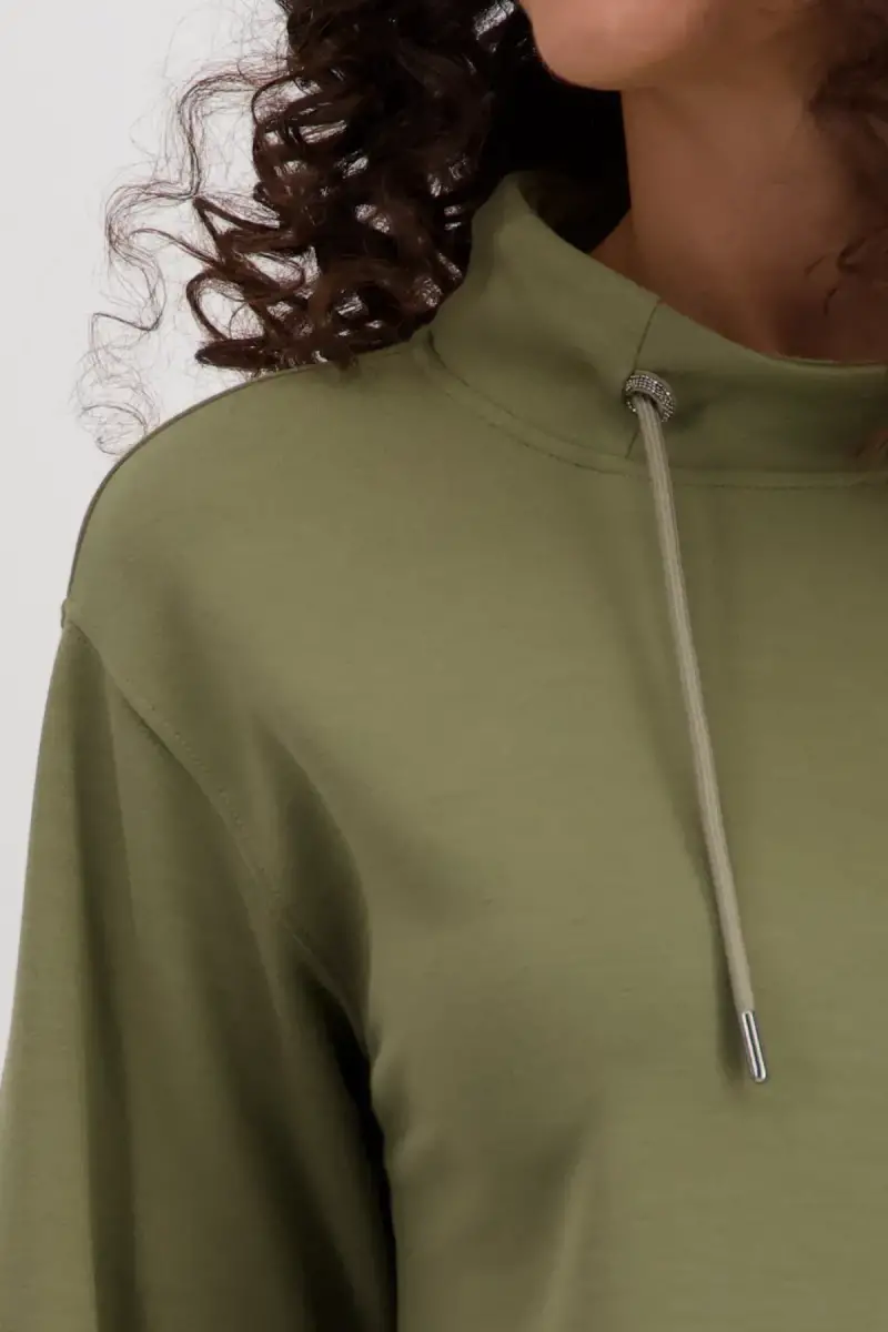 Monari Sweatshirt mit Stehkragen 2025