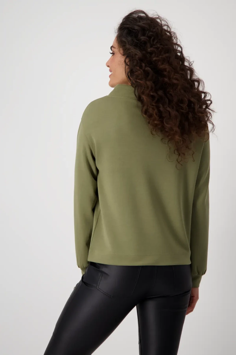 Monari Sweatshirt mit Stehkragen 2025