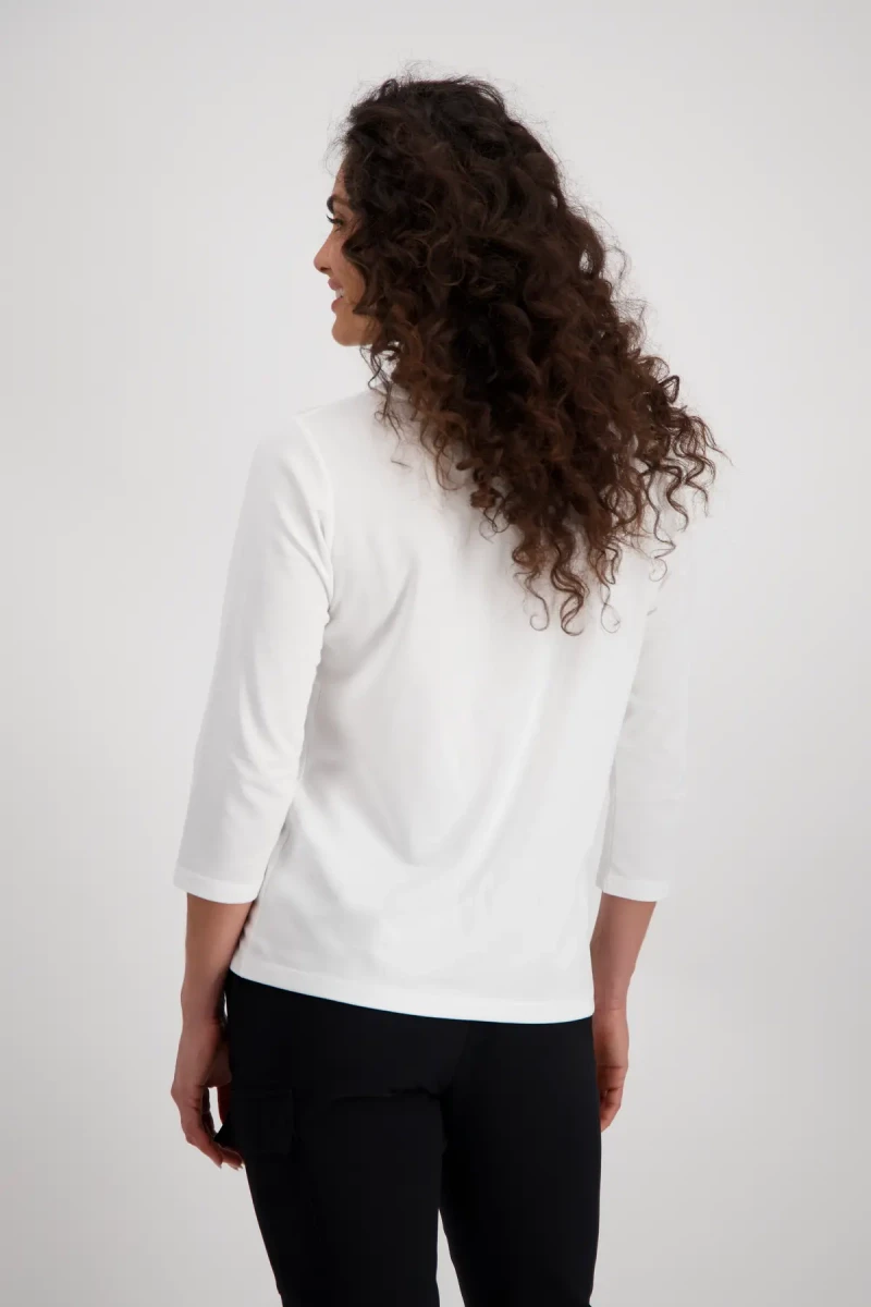 Monari Shirt mit tonigem Print Auslauf
