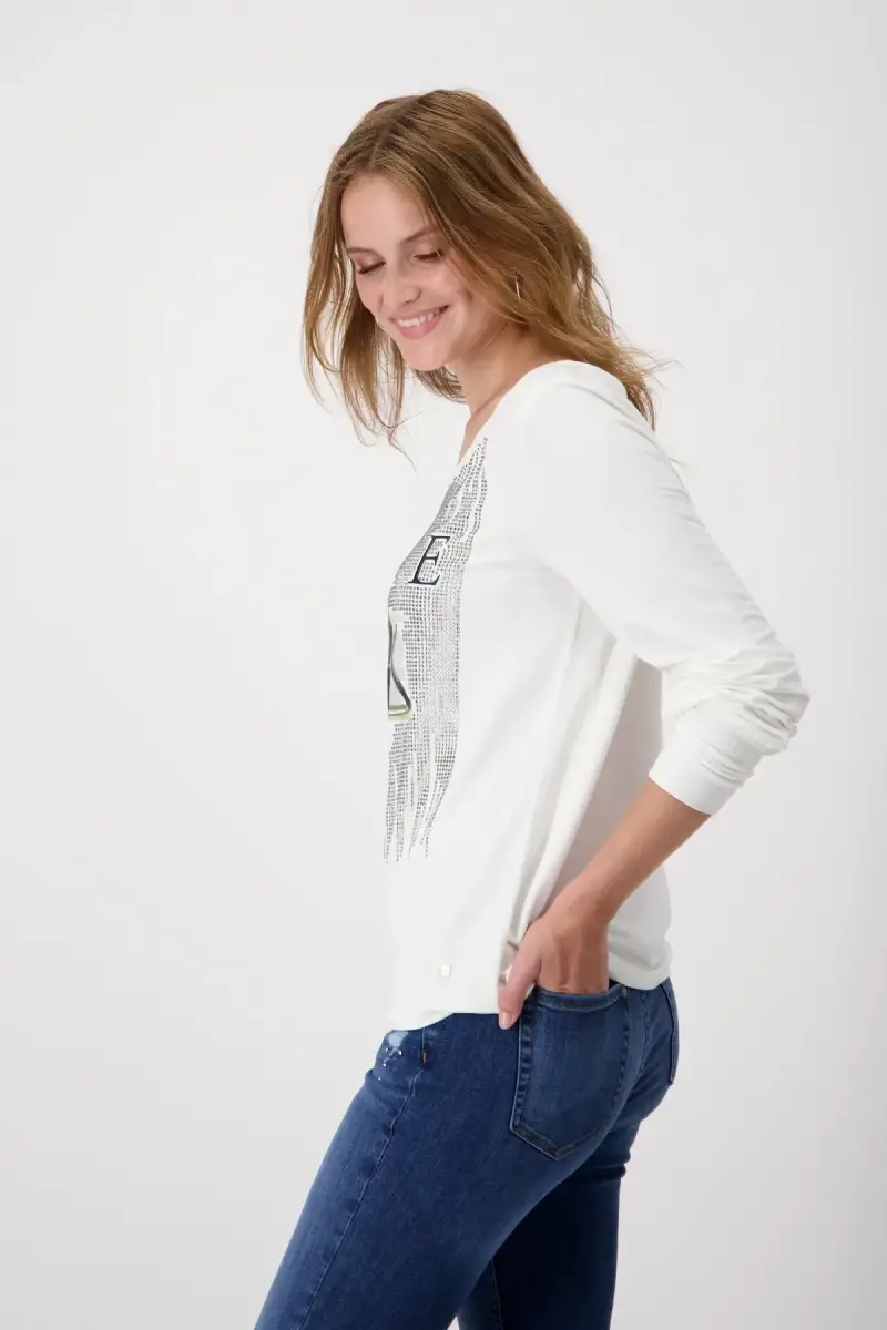 Monari Shirt mit Taschen Print Angebote