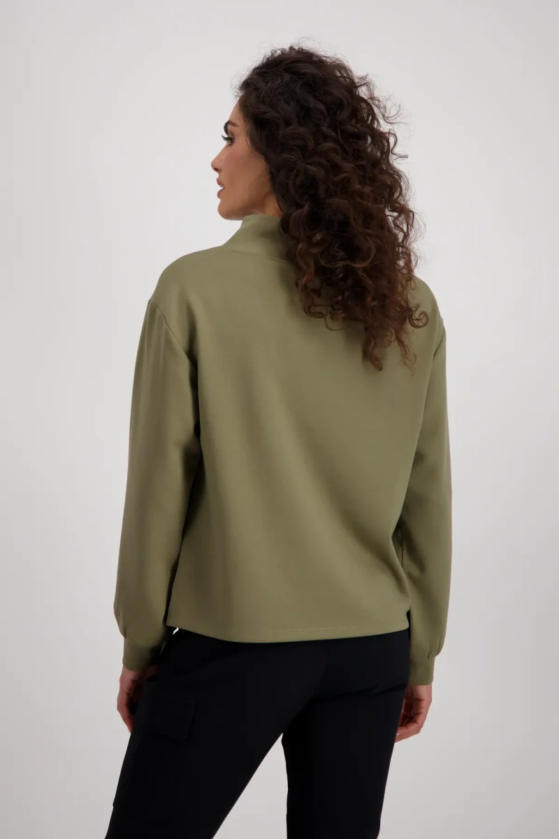 Monari Sweatshirt mit Patches und Strass im Angebot