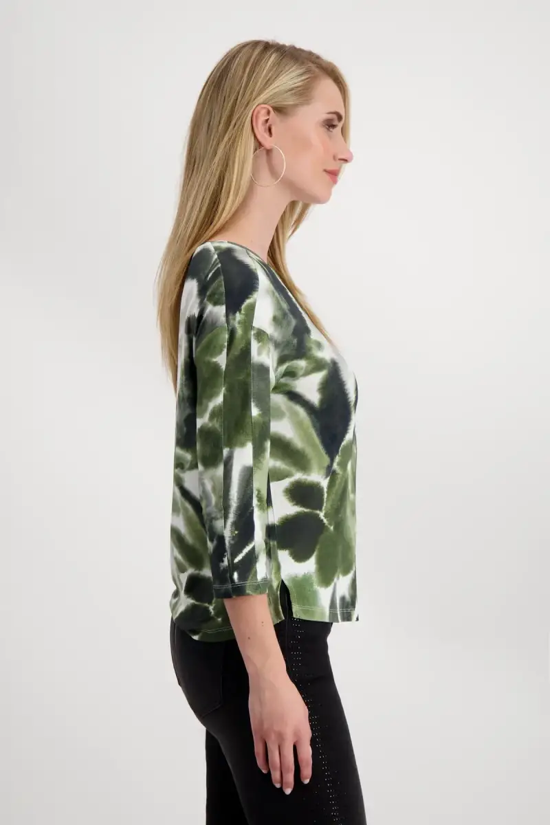 Monari Shirt mit Blumenmuster Fabrik Onlineshop