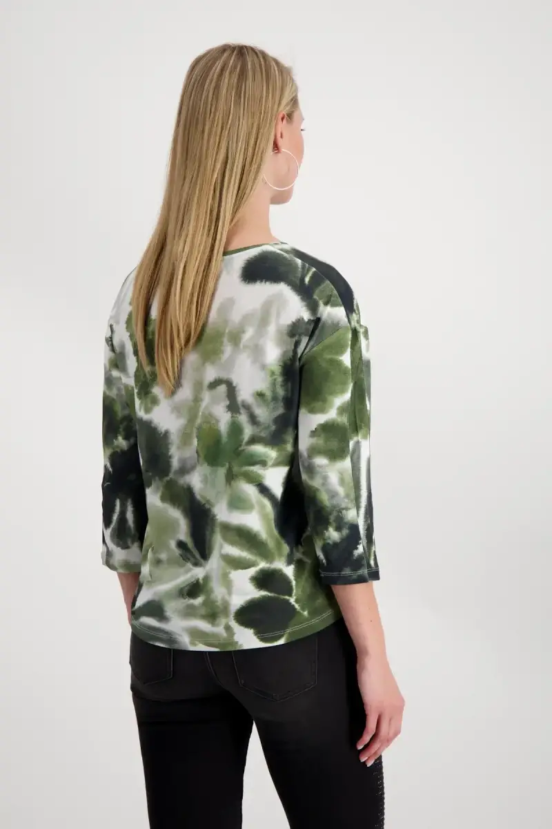 Monari Shirt mit Blumenmuster Fabrik Onlineshop