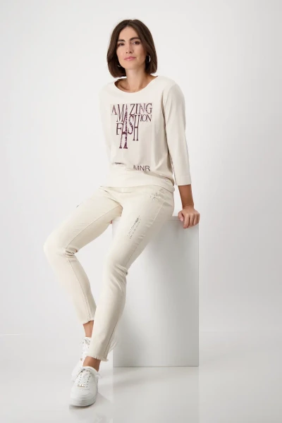 Monari Bio Baumwoll T Shirt Jubiläumsangebot