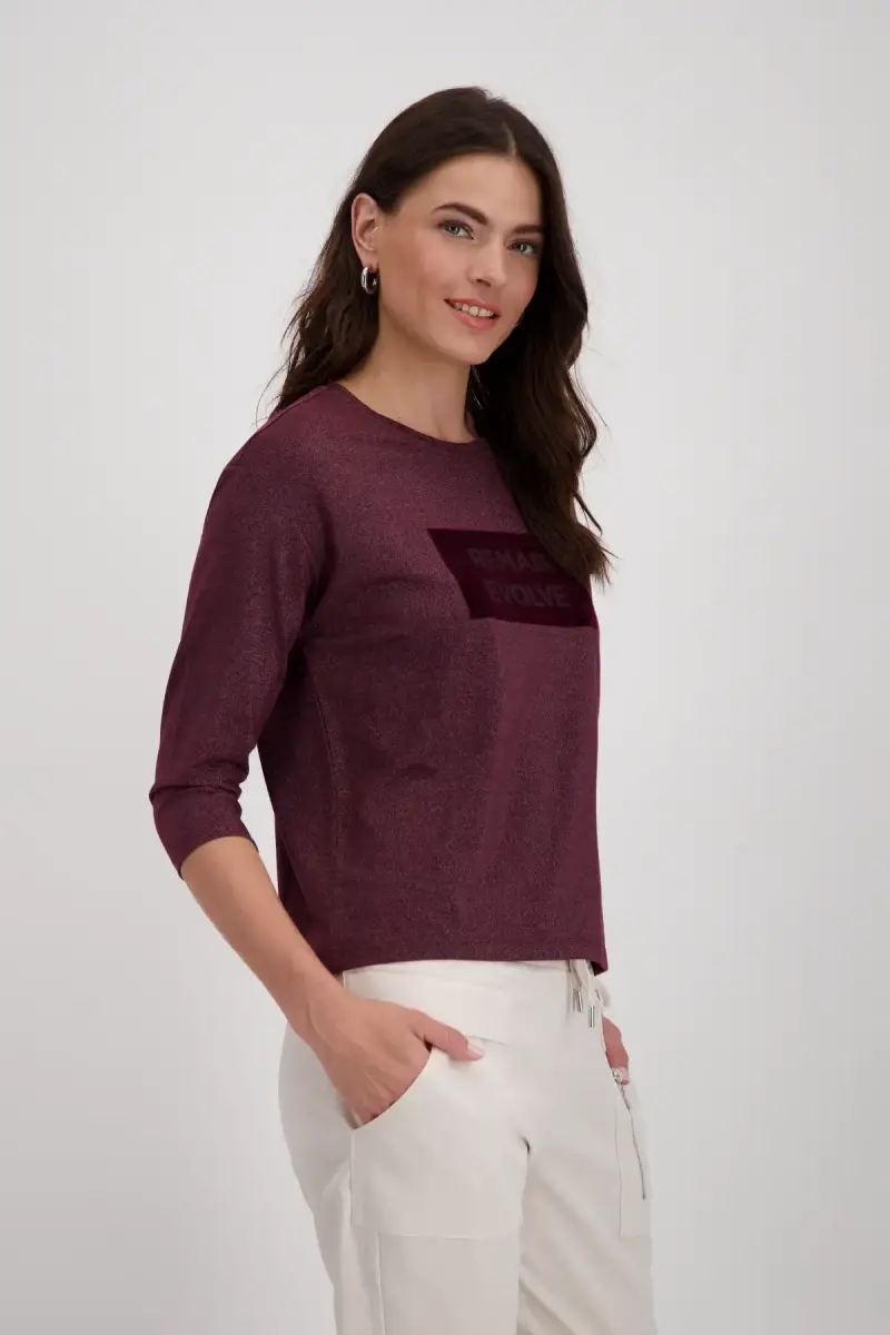 Monari Shirt mit Lurex Tiefpreis