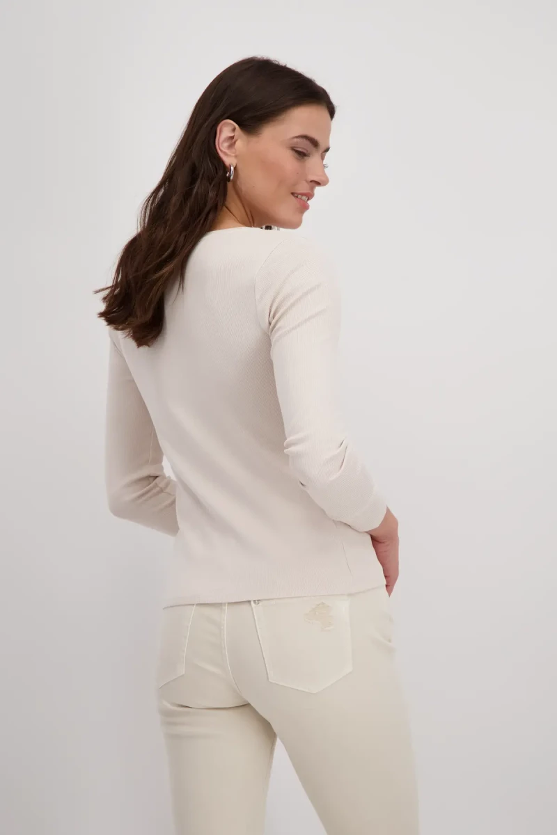 Monari Basic Shirt aus Pima Baumwolle Super Sparpreis