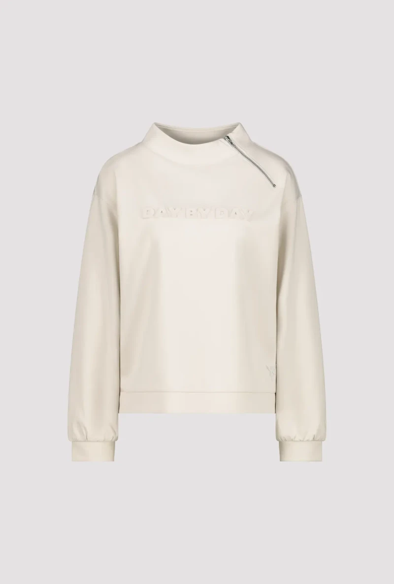 Monari Sweatshirt mit 3D Schrift Neueste Stile
