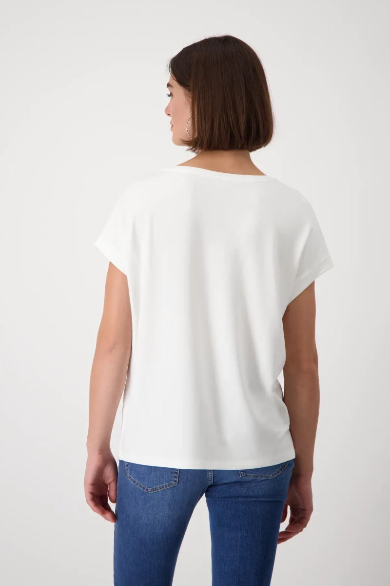 Monari Shirt mit Schrift Letzter Tag