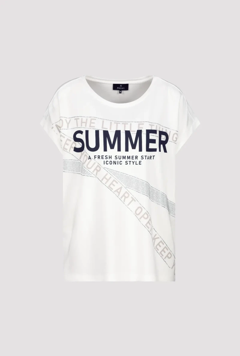 Monari Shirt mit Schrift Letzter Tag