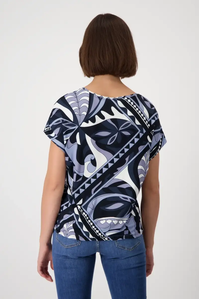 Monari T-Shirt mit Ornamentmuster Bis zu 50% Rabatt