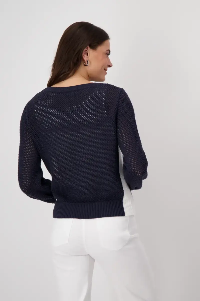 Monari Pullover Colorblocking Vierteljährliche Förderung