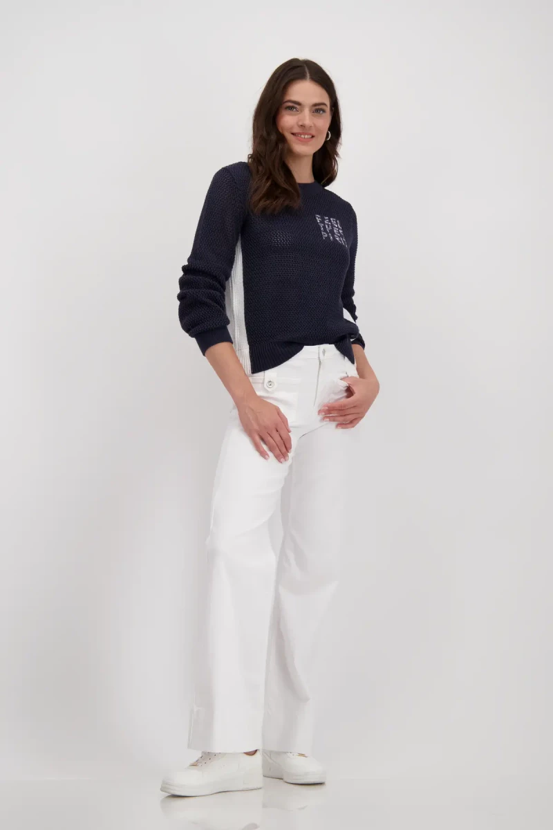 Monari Pullover Colorblocking Vierteljährliche Förderung