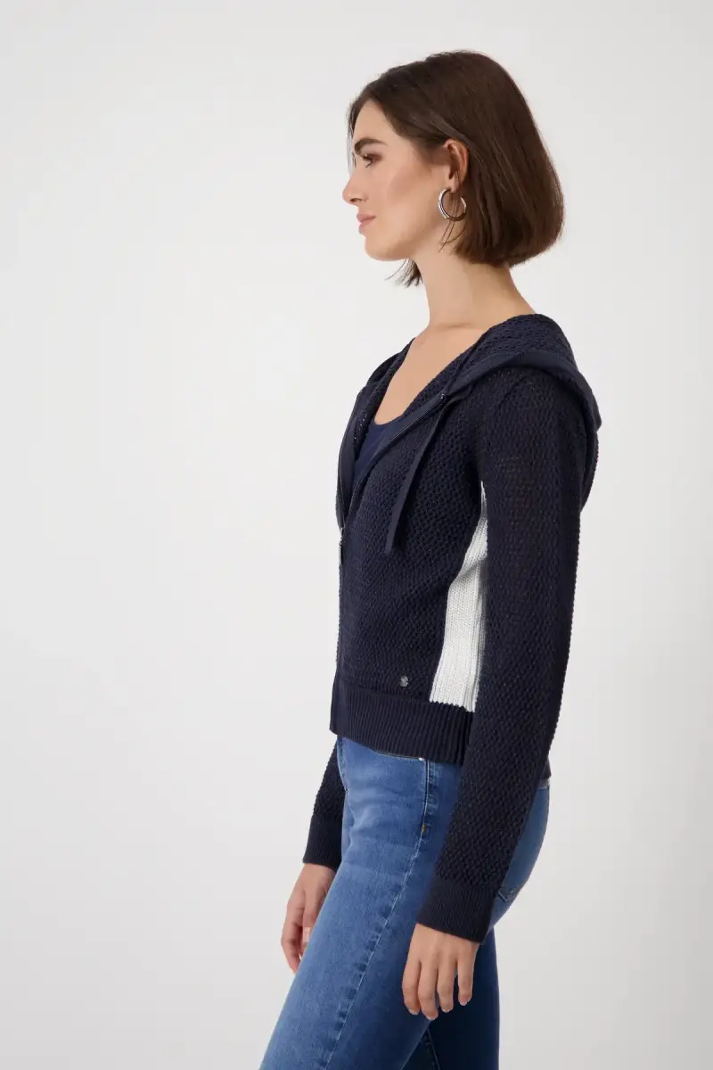 Monari Ajour-Strickjacke Discount Store für neue Produkte
