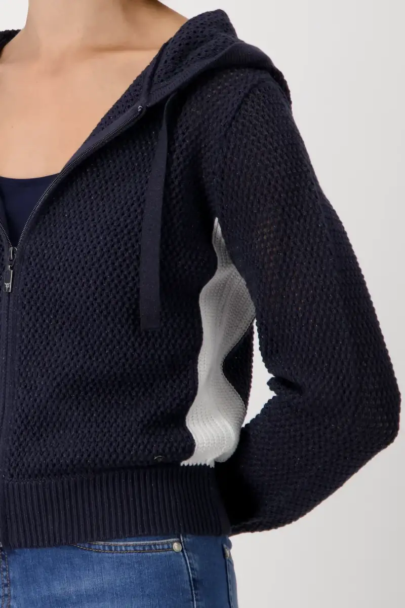 Monari Ajour-Strickjacke Discount Store für neue Produkte