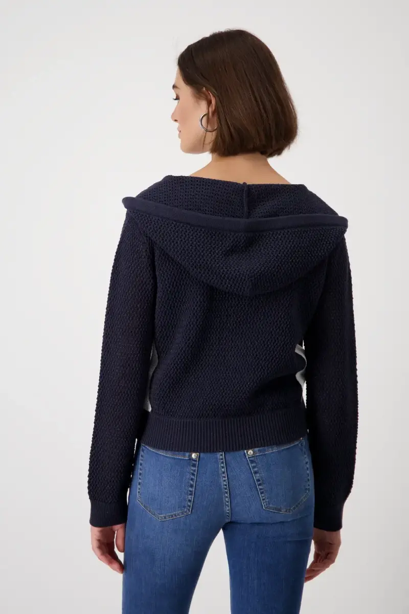 Monari Ajour-Strickjacke Discount Store für neue Produkte