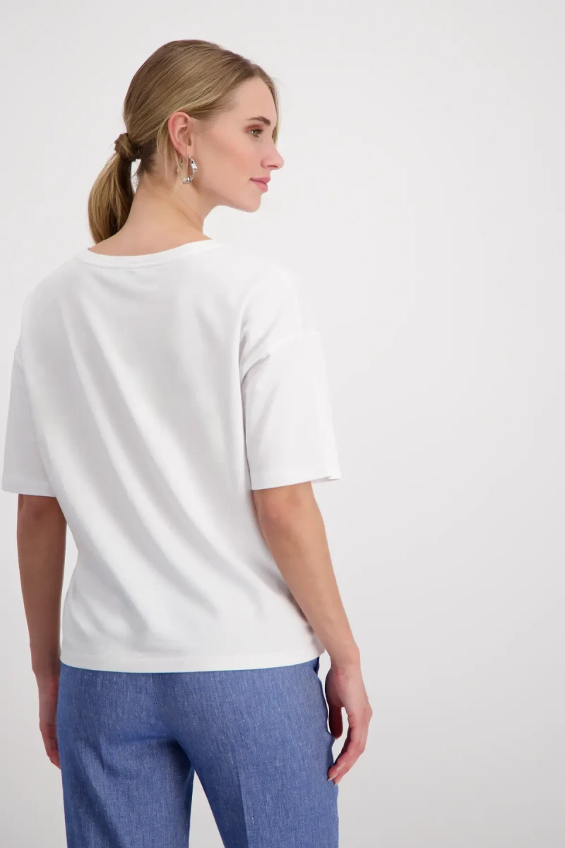 Monari T-Shirt mit Frauen Zeichnung Super Rabatt