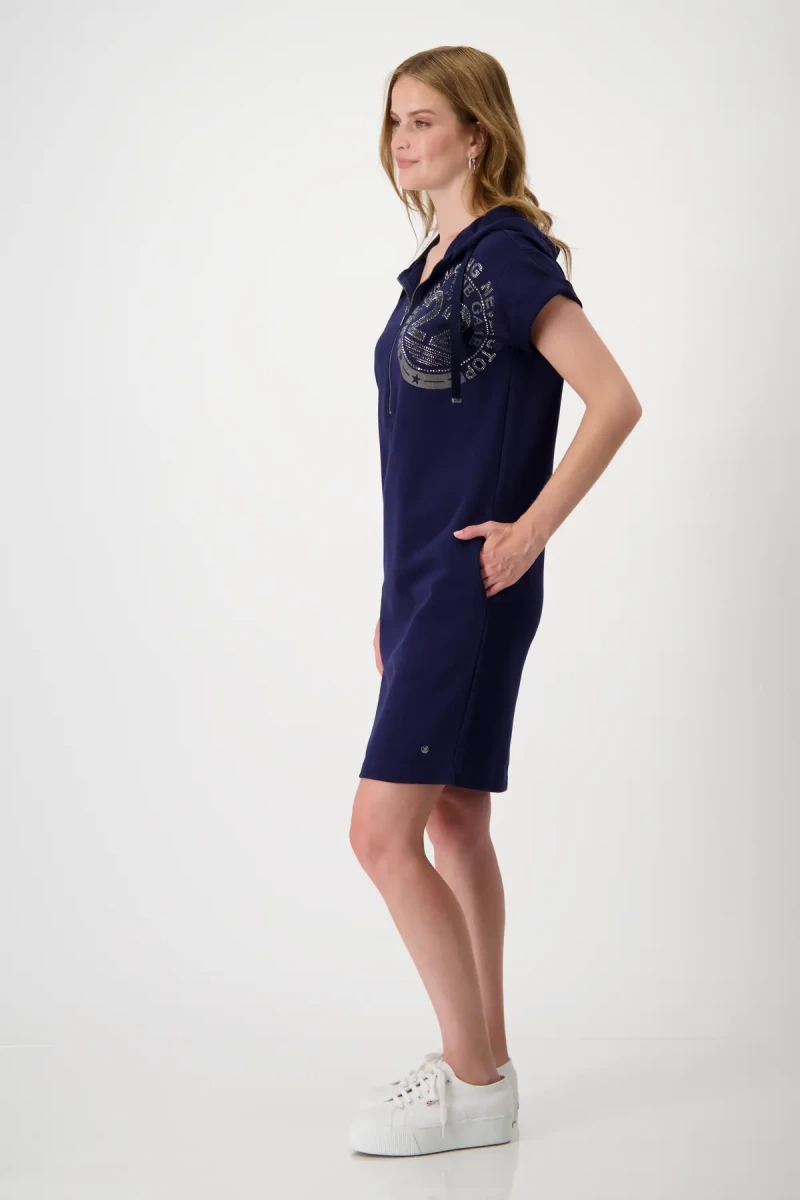 Monari Sweatkleid mit Kapuze Im Verkauf