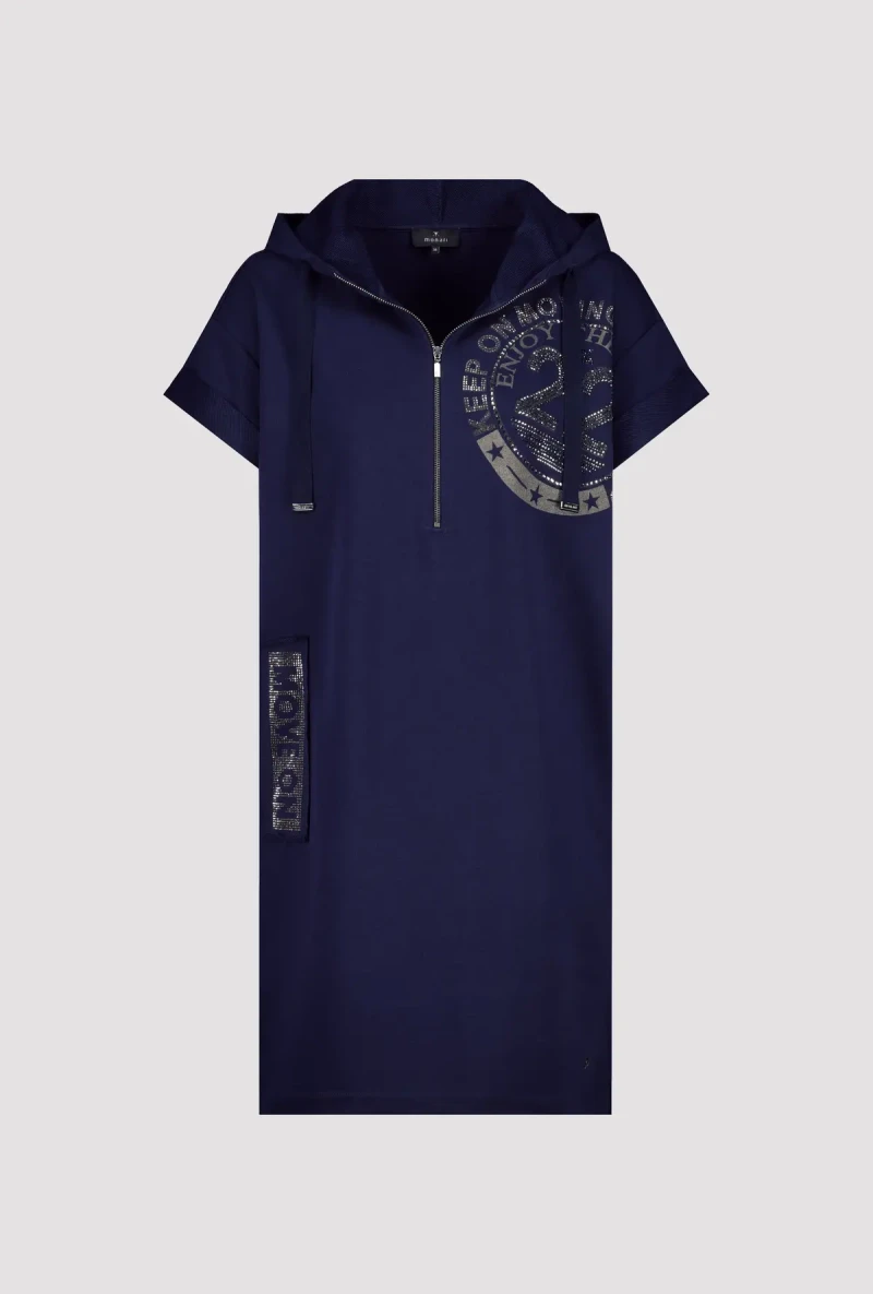 Monari Sweatkleid mit Kapuze Im Verkauf
