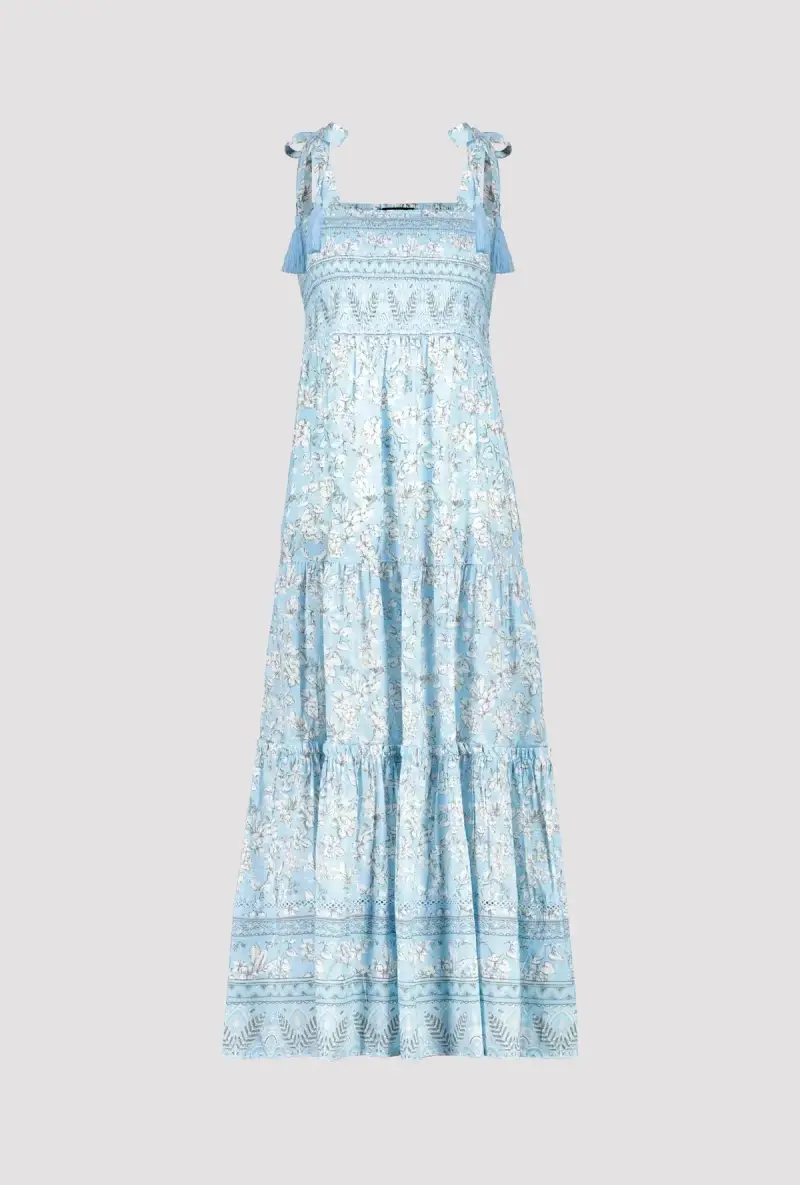 Monari Maxi Volantkleid Outlet