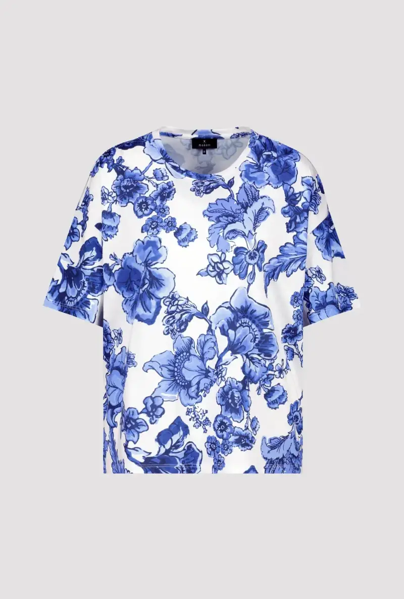 Monari T Shirt mit Blumen Versandkostenfrei