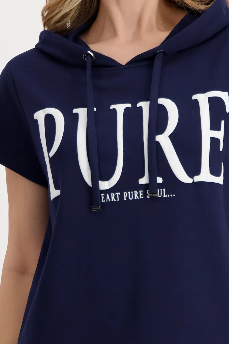 Monari Sweatshirt mit 3D Schrift Begrenztes Angebot