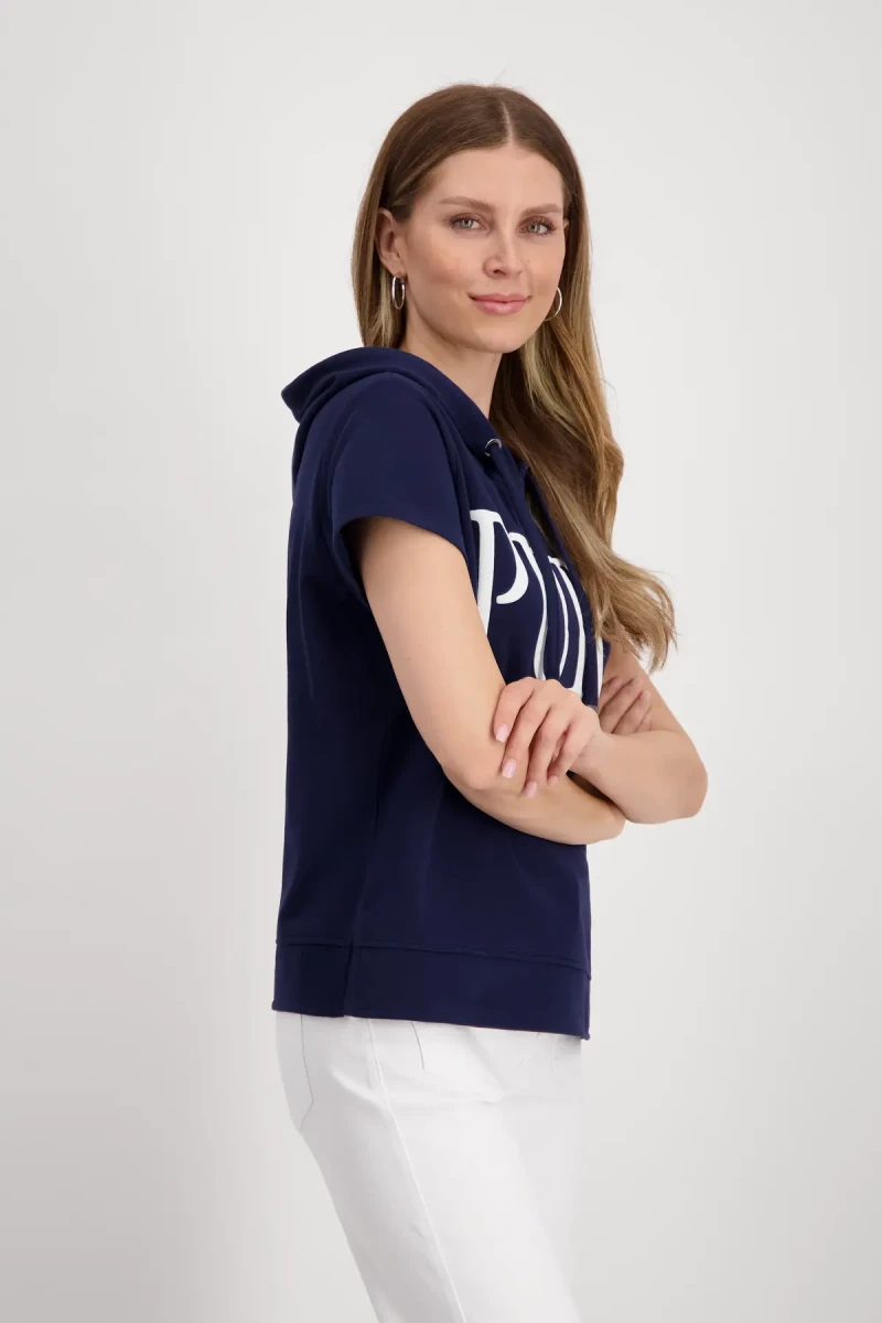 Monari Sweatshirt mit 3D Schrift Begrenztes Angebot