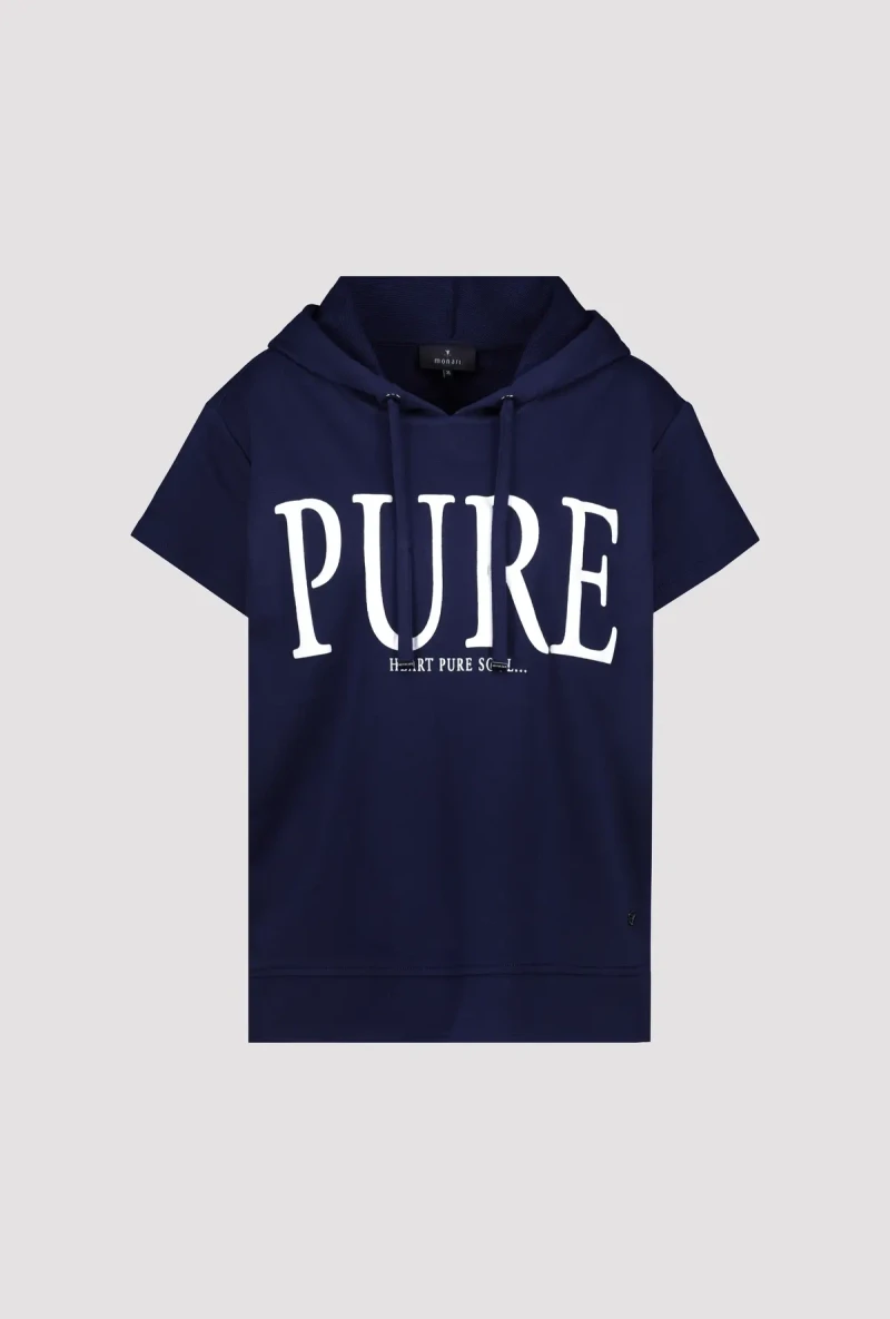 Monari Sweatshirt mit 3D Schrift Begrenztes Angebot