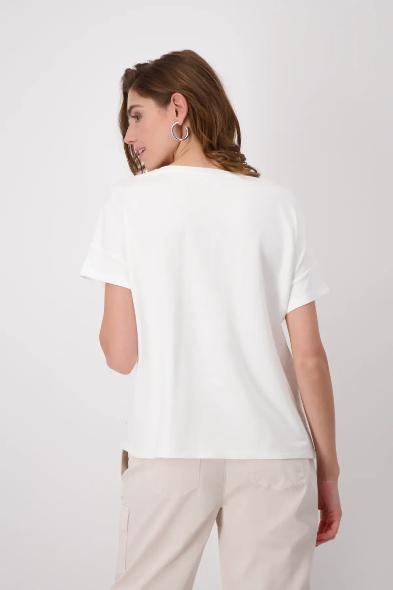 Monari T-Shirt mit Frauen Zeichnung Exklusive Angebote