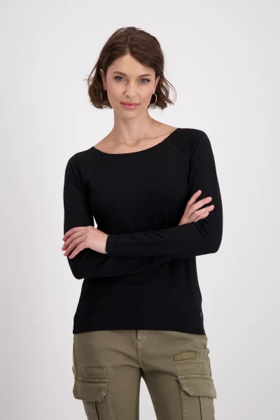 Monari T-Shirt mit Blumenstickerei Riesige Ersparnisse