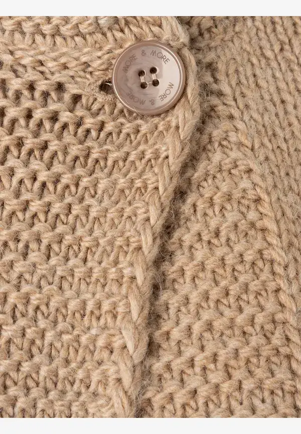 More & More Cardigan, camel, Herbst-Kollektion Zeitbegrenzte Promotion