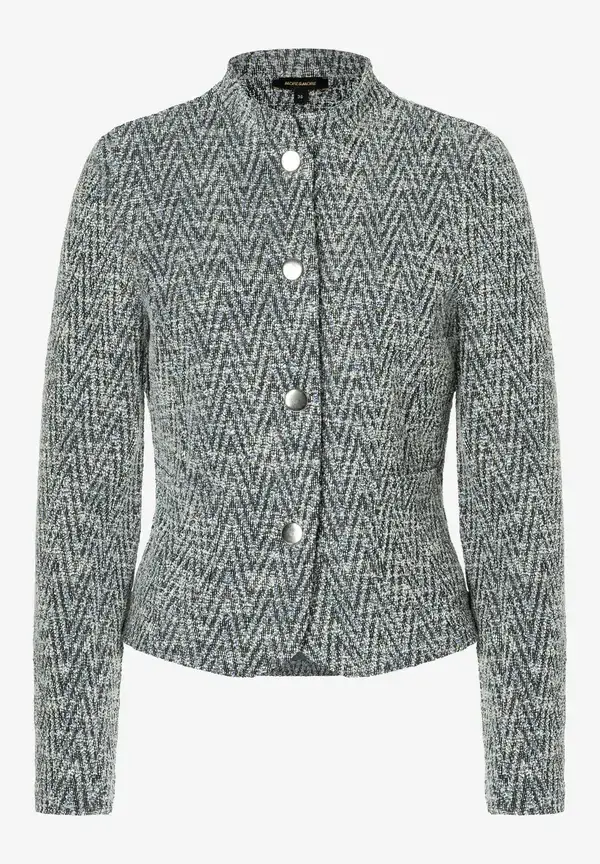 More & More Jerseyjacke, Zick-Zack Muster zollfrei