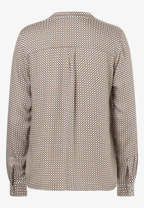 More & More Viskosebluse, Minimal-Print, Herbst-Kollektion 2025