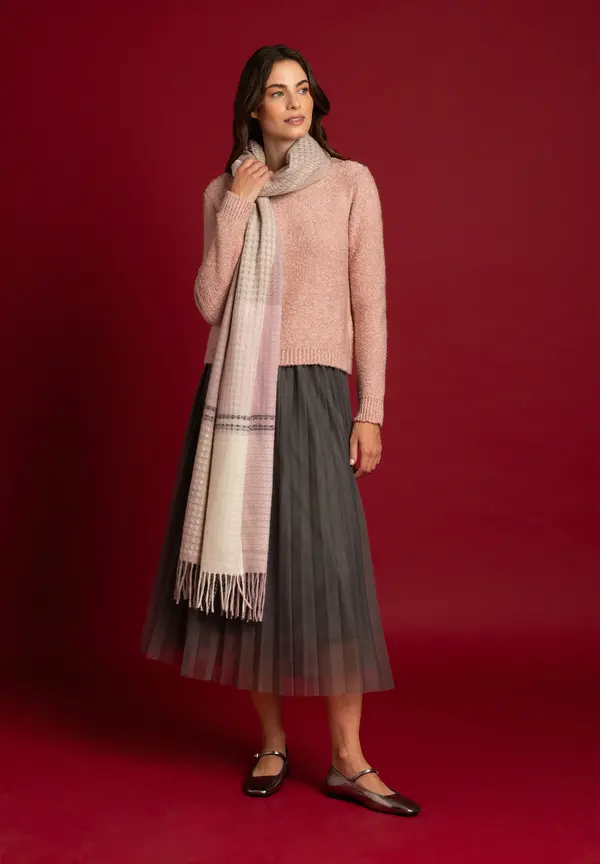 More & More Bouclé-Pullover, rose flush, Herbst-Kollektion Auslauf