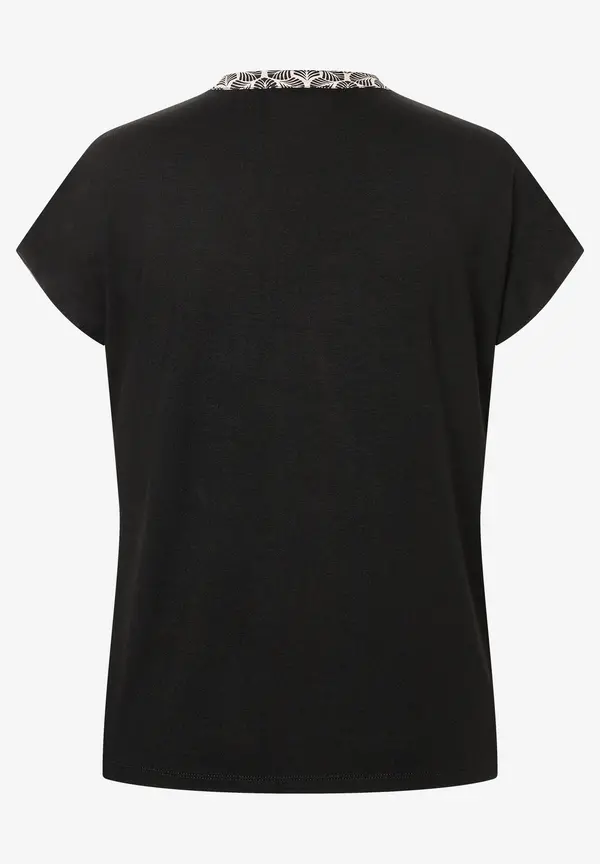 More & More Printshirt, beige/schwarz, Herbst-Kollektion Verkauf