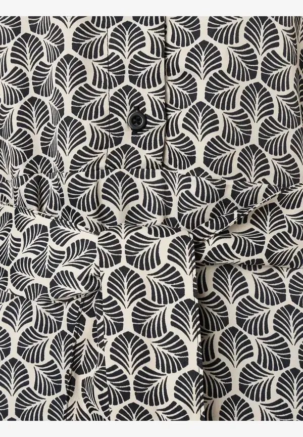 More & More Printkleid, beige/schwarz, Herbst-Kollektion Günstiger Verkauf