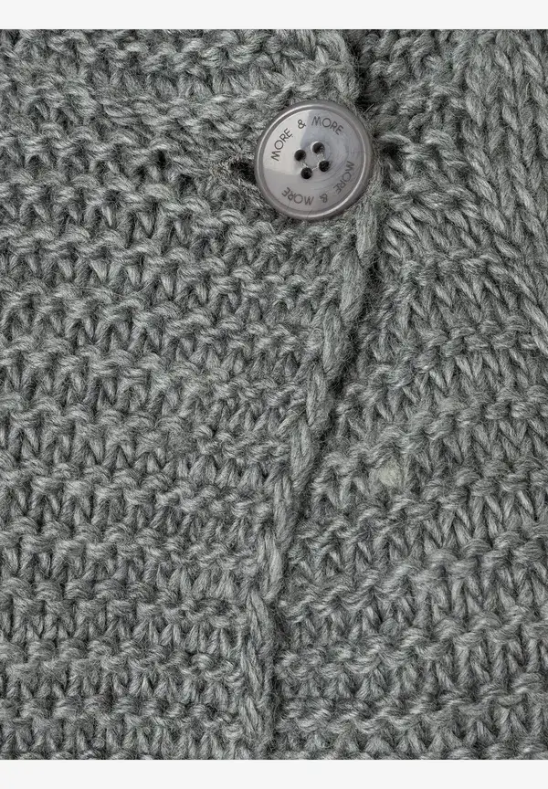 More & More Cardigan, grau, Herbst-Kollektion Fabrikverkauf
